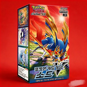 Boîte de rappel Pokémon Sword V version coréenne, 30 paquets, ensemble de cartes à collectionner pour jeu de cartes à échanger Pokémon Sword v version coréenne - Product Image 2