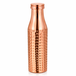 Taza de Viaje Clásica de Cobre Puro |   Diseño de Metal Martillado para Senderismo y Regalos - Product Image 1