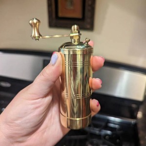 Modern Unique Style Gold Metal Salt And Pepper Shakers Set For Stylish Kitchen Dining Table Premium Decorative <b>Spice</b> <b>Storage</b> - Product Image 2