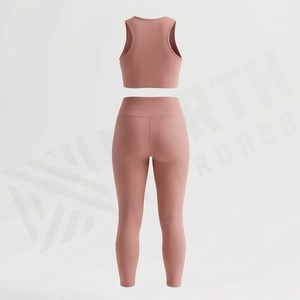 Leggings de fitness sans couture en spandex, taille élastique, logo personnalisé, vêtements de sport pour femmes, vêtements de sport pour la salle de sport, vêtements de sport pour l'exercice - Product Image 2