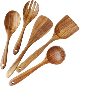Ensemble de couverts en bois de noyer au style unique, finition soignée, avec poignée design, pour la restauration et les cadeaux promotionnels. - Product Image 4
