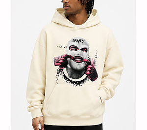 Sweat à capuche zippé noir pour homme, en molleton de coton premium, style streetwear hiver, chaud et tendance, pour un usage décontracté - Product Image 4