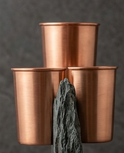 Metal Simple Shiny Copper Water <b>Bottle</b> With Glass for Ayurveda Health Benefits Drinking Water Copper Water <b>Bottle</b> and Glass Set - Product Image 6