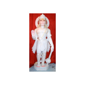 Belle Statue de Bajrangbali en marbre - Product Image 6