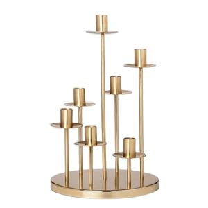 Décor à la maison nordique métal doré bougeoir support décoration bougeoir de haute qualité meilleure vente - Product Image 1