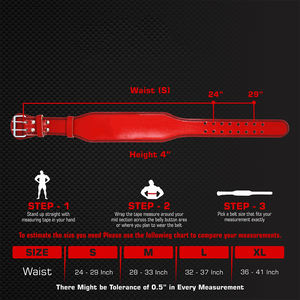 Ceinture de Musculation Professionnelle Unisexe en Cuir de Vachette Résistant à l'Usure pour Soutien Dorsal et Fitness – Offre Spéciale - Product Image 5