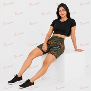 Shorts Deportivos Sublimados para Mujer, Ropa Deportiva Transpirable con Estampado Personalizado, Pantalones Cortos para Gimnasio, Correr, Entrenamiento Físico - Product Image 4