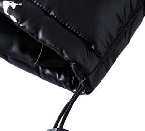 Acheter en gros OEM 2025 doudoune brillante polyester design mode luxe hiver costume hommes manteau à carreaux veste pour hommes - Product Image 5