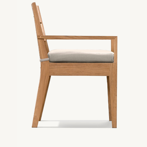 Hot sale <b>single</b> <b>chair</b> made of good teak wood with simple modern style equipped with soft and durable foam - Product Image 2