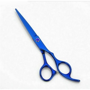 Ciseaux à cheveux professionnels en acier inoxydable à pointe acérée pour droitiers, manche long, pour usage en salon - Product Image 3