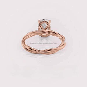Anillo de Compromiso de Moissanita al por Mayor para Propuesta de Matrimonio y Regalo de Aniversario Disponible al Mejor Precio del Mercado - Product Image 5