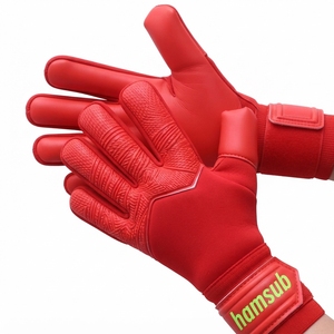 Gants de gardien de but de qualité supérieure, paume en latex antidérapante, dos de la main rembourré, sangle de poignet sécurisée, production personnalisée pour les clubs et les équipes - Product Image 1