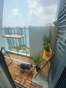 Baldosas de terraza entrelazadas cuadradas ecológicas DIY de 30 x 30 cm para patio, interior, balcón, terraza, jardín, fáciles de instalar, impermeables y antideslizantes - Product Image 6