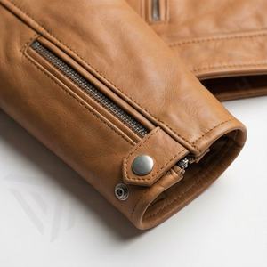 Chaqueta de Motociclista de Cuero Genuino para Hombre de la Mejor Calidad, Nueva Colección de Invierno, Chaquetas de Motocicleta con Protecciones Desmontables Personalizadas - Product Image 6