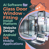 Aplicaciones móviles Android iOS, diseño de sitios web, software de IA para instalación de puertas y ventanas de vidrio, software de IA ERP CRM, WordPress, Shopify
