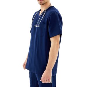 En gros Hôpital Uniforme Médecin Infirmière Combinaison Médicale Confortable Médecins Gommage Infirmière Costumes Pour Hommes 2026 HI - Product Image 4