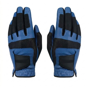 Gants de golf en cuir véritable à prix d'usine, antidérapants, respirants, unisexes, avec fermeture auto-agrippante pour le sport - Product Image 2