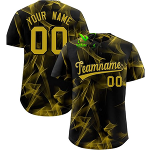 Camiseta de Béisbol Personalizada Vantex Sports de Poliéster Transpirable Unisex para Adultos con Impresión por Sublimación Uniforme de Equipo - Product Image 3