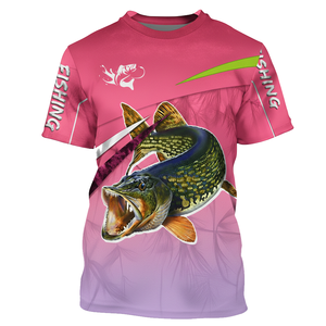 Chemise de pêche à col rond de qualité supérieure, vêtements de pêche en polyester personnalisés, fournisseur d'usine - Product Image 6