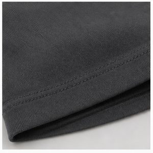 Womens Charcoal Gray Crew Neck Elbow Sleeve Fitted T Shirt WTS-<b>0061</b> - Product Image 6