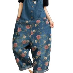 Combinaison de saut en jean pour femmes de qualité supérieure de décontracté à chic Look tendance et confortable Salopette sans fin Dangrees confortables - Product Image 1