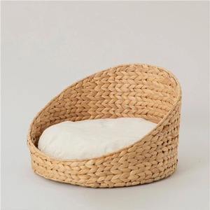HNH Craft Modern Cotton Pet <b>Cage</b> <b>Cats</b> Solid Rattan Frame Breathable Indoor Spring/Summer Use Quadratic Shape Made in Vietnam - Product Image 4