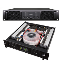 Amplificateur de puissance pour haut-parleurs de karaoké de classe H 800W 4 canaux de haute qualité en gros, circuit métallique 8 ohms 4 ohms