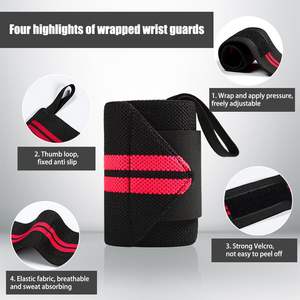 Muñequeras Ajustables de Neopreno para Levantamiento de Pesas en el Gimnasio - Soporte Fuerte para las Muñecas, Impermeables y Antideslizantes para Entrenamientos Diarios - Product Image 4