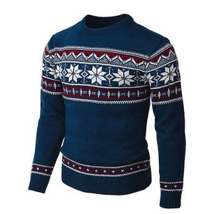 Men's Lightweight Winter Pullover Sweater 100% Cotton Soft Knitwear Warm Casual Breathable Anti-Pilling - Product Image 1