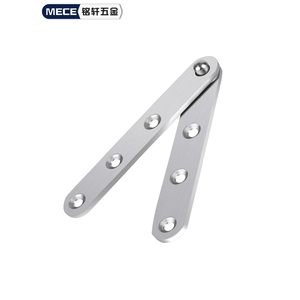Charnière amovible en acier inoxydable monobloc pour armoires, charnière fixe à 360 degrés en haut et en bas, composant industriel dissimulé - Product Image 1