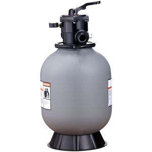 Filtro a Sabbia da 16 Pollici per Portata Fino a 35 GPM, Valvola Multiporta a 7 Vie, Sistema per Piscina Interrata 220V - Product Image 1