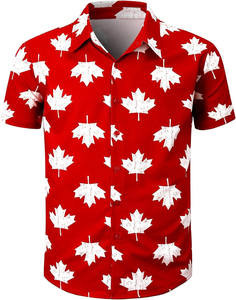 เสื้อเชิ้ตชายหาดพิมพ์ลายฮาวาย แขนสั้น สไตล์ลำลอง ติดกระดุม สำหรับฤดูร้อน สีสันสดใส ลายดอกไม้ เหมาะสำหรับวันหยุดพักผ่อน - Product Image 2