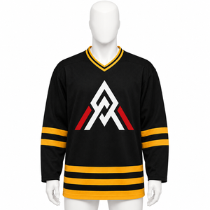 Maillot de hockey sur glace haut de gamme à manches longues, doté d'un matériau respirant, d'un ajustement confortable et d'une construction durable pour les joueurs - Product Image 1
