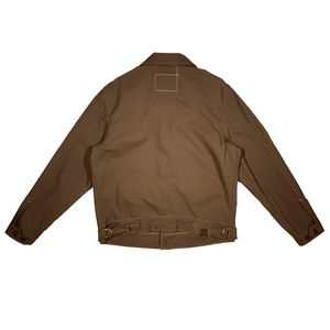 Veste Safari Unisexe d'Hiver à Fermeture Éclair avec Logo Personnalisé sur le Devant, Imperméable, Coupe-Vent, Écologique, en Toile de Coton - Product Image 2