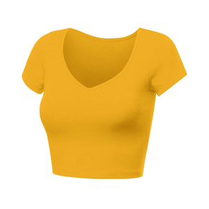 Woman OEM Service Short Adults Best Selling Women <b>Crop</b> <b>Top</b> Professional Quality 100% Polyester Cotton Made <b>Crop</b> <b>Top</b> for Women - Product Image 2
