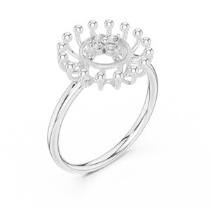 Diamante único de corte brillante cultivado en laboratorio, chapado en rodio, oro blanco de 18 quilates, para compromiso, boda, fiesta, regalo de San Valentín, glamuroso - Product Image 1