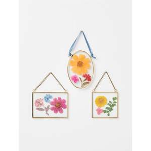 Luxury Double Sided Glass Floating <b>Frame</b> Gold Metal Border <b>Small</b> Hanging Picture <b>Frame</b> for Wedding Guest Names Pressed Petals - Product Image 5