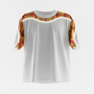 T-shirt noir uni, col rond, tissu streetwear, mode homme, 100% coton, col rond - Product Image 3