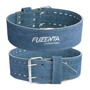 เข็มขัดยกน้ำหนักหนังวัวแท้ ปรับได้ สำหรับผู้ชายและผู้หญิง  รองรับเอวสำหรับการฝึกครอสฟิต นักกีฬา และเพาเวอร์ลิฟติ้ง - Product Image 1