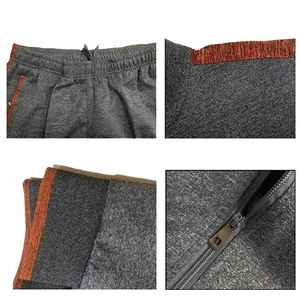 ชุดวอร์มผู้ชายสีดำล้วน ชุดกีฬาผู้ชาย ชุดวิ่งออกกำลังกาย ชุดวอร์มโพลีเอสเตอร์สำหรับผู้ชาย - Product Image 4