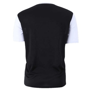 เสื้อยืดคอกลมผู้ชาย สีดำขาว แขนสั้น ลายกราฟิก แห้งเร็ว ใส่เล่นกีฬา รับสกรีนโลโก้ เสื้อเทนนิส ฟุตบอล ไซส์ใหญ่ - Product Image 2