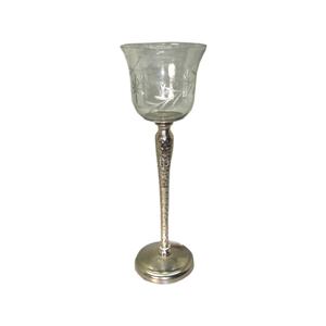 Bougeoir à Base martelée, chandelier pour Table de dîner - Product Image 1