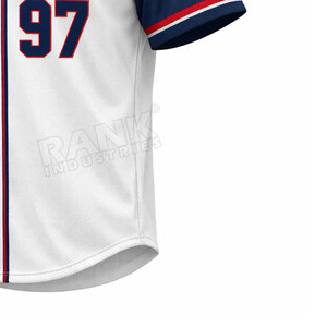 เสื้อเบสบอลขายดีที่สุด เสื้อเบสบอลดีไซน์ใหม่มาแรง เสื้อเบสบอลสีสันใหม่ล่าสุด รับสั่งทำสีตามต้องการ - Product Image 4