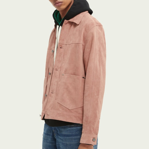 Winter <b>Mens</b> Suede <b>Leather</b> Winter <b>Jacket</b> High Quality Casual Wear Stylish Warm Breathable Durable Premium Outerwear - Product Image 4