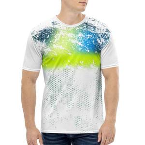 Camiseta de Manga Corta para Hombre, Cuello Redondo, con Estampado Sólido, Transpirable, Tejida, 100% Algodón, Casual, Ecológica, de Secado Rápido, Corte Holgado - Product Image 1