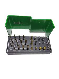 Kit de Fresas para Osseodensificación, Juego de Fresas Manuales Largas y Cortas para Implantes Dentales, Hechas de Metal Duradero - Product Image 1