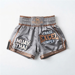 Pantalones Cortos de Muay Thai y MMA Clásicos, Transpirables, de Secado Rápido, con Logotipo Personalizado, Marca Trade Excel Impex, para Hombre y Mujer - Product Image 4