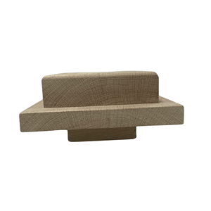 Solid Wood Stair Part Minimalist Design Durable Construction for Staircase Use - Product Image 3