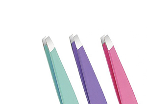 ชุดแหนบคิ้วโลโก้แบบกำหนดเอง 3 ชิ้น แหนบคิ้วปลายเฉียงสแตนเลส - Product Image 4