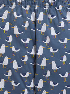 Conjunto de Pijama de Algodón para Niños, Camisa Azul de Manga Larga con Botones y Pantalones Estampados, Ropa de Dormir Suave y Transpirable para Niños - Product Image 6